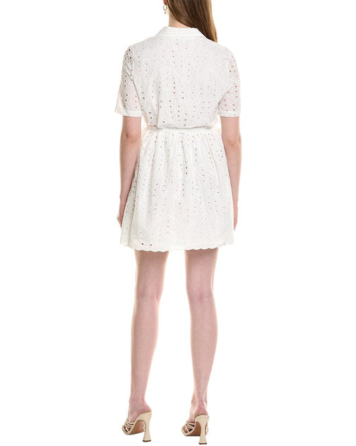 Estellina Mini Dress White Large 3