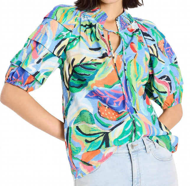 Nic + Zoe Island Beat Top Multi Large 2