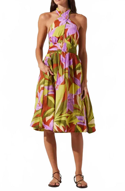 ASTR Kalia Dress Multi Medium 2