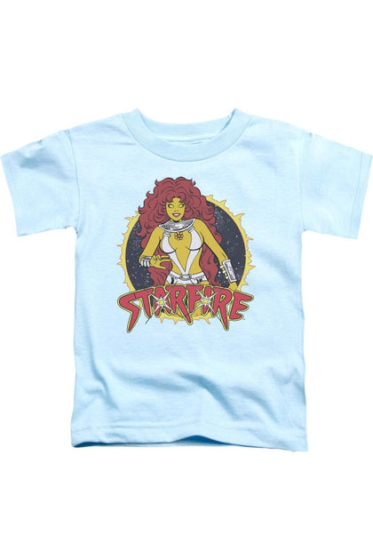 Gildan DC Comics Starfire T-Shirt Blue XSmall 2