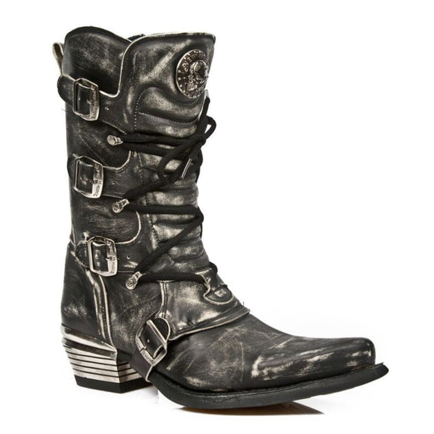 New Rock M.7993-S3 Boots Black/Grey EU 42 2
