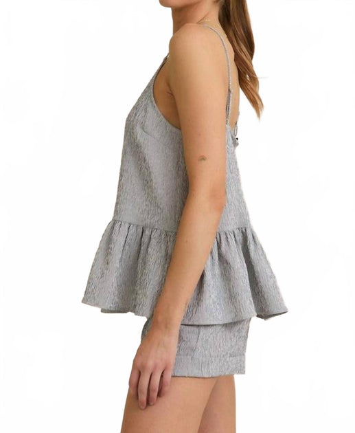 GILLI Julia Top Grey Large 3