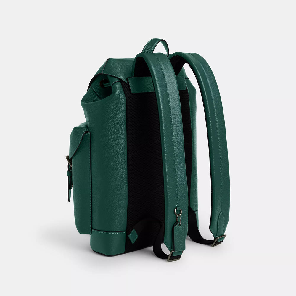 coach dark green leather backpack 2018 The Originals Glovetanned Turnlock : Clothing, Shoes & Jewelry Refined pebble leather Inside zip and multifunction pockets Double zip closure fabric lining Handle with 2 1/4 drop Outside zip pocket Adjustable shoulder straps 10 3/4 (L) x 12 1/2 (H) x 4 3/4 (W) Style No. Coach Leather Backpack (C2797), Medium