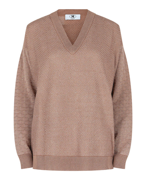 M Missoni Pull Lamé Marron Medium 3