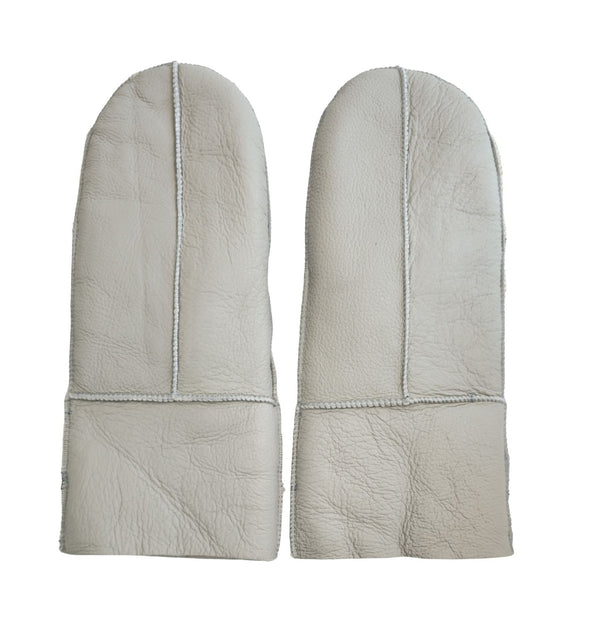 Infinity Sheepskin Mittens Green Large 3