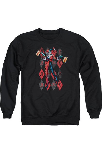 Gildan Batman Pow Pow Crewneck Sweatshirt Black Medium 2
