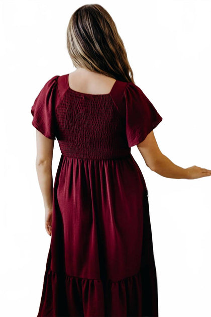 Mikarose Kendall Dress Red Small 3