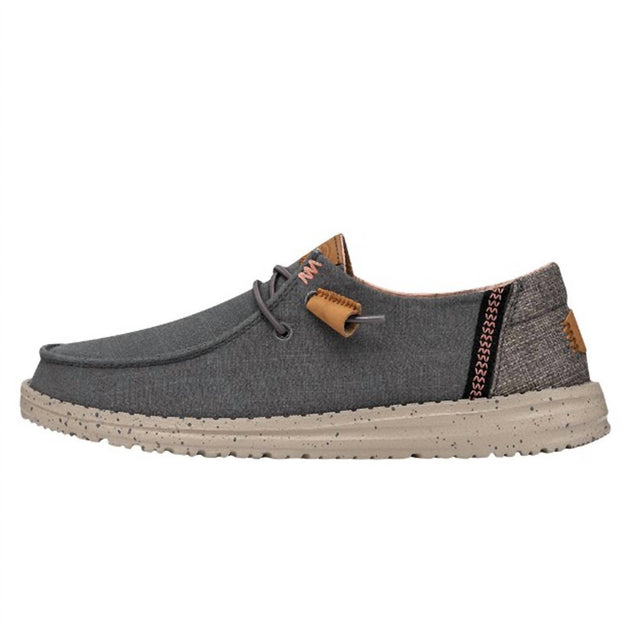 Hey Dude Wendy Youth Canvas Sneakers Grey US 10 2