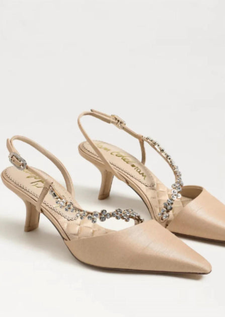 Sam Edelman Bonnie Slingback Pump Beige US 10 3