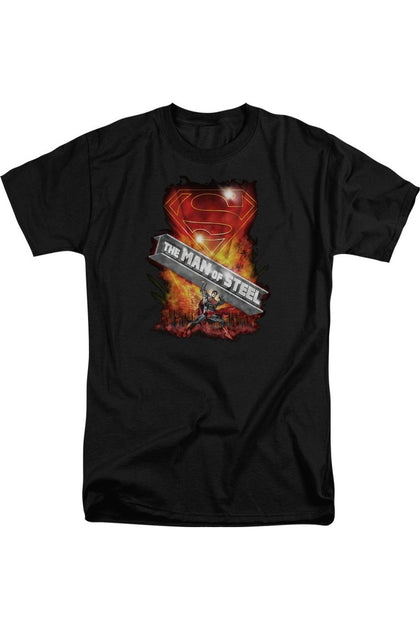 Gildan Superman Steel Girder T-Shirt Black XXL 2
