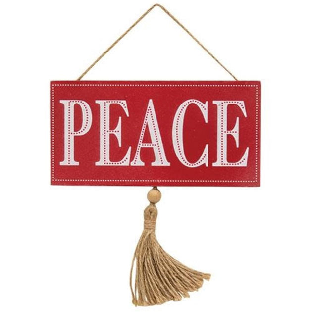 Hivvago Peace Tassel Hanging Sign 3