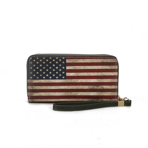 MKF Collection Uriel Wristlet Wallet Multicolor Small 4