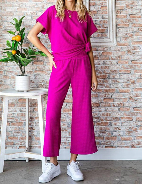 First Love Strukturiertes Top pink Large 4