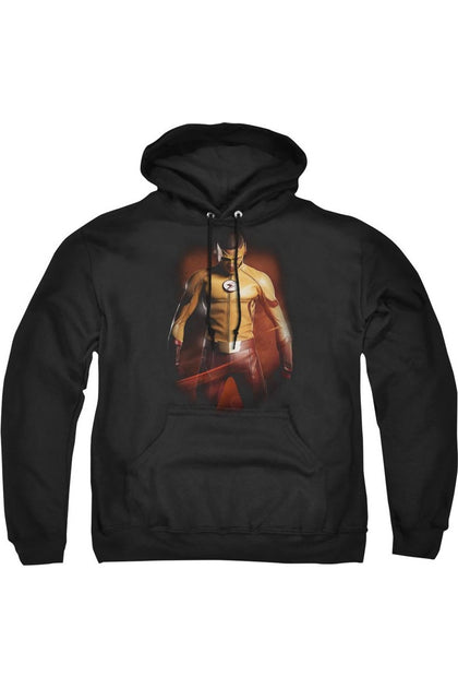 Gildan Flash Kid Flash Hooded Sweatshirt Black Medium 2