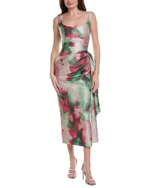Lela Rose Florence Sheath Dress Multi US 12 2