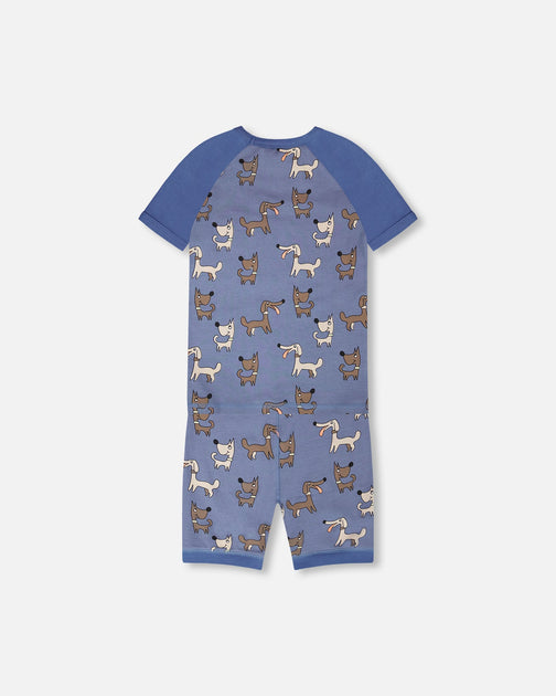 Deux par Deux Two-Piece Pyjama Set Blue US 5T 4