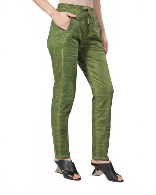 Alembika Fearless Iconic Stretch Jeans Green US 10 4