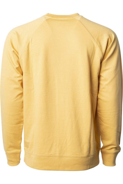 Independent Trading Co. Icon Crewneck Sweatshirt Yellow Medium 3