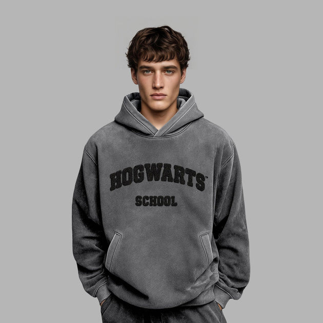 Harry Potter X Blvck Hogwarts Hoodie Grey XXL 3
