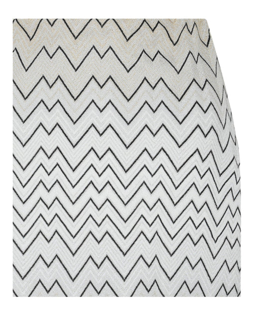 M Missoni Chevron Print Mini Skirt Multi XLarge 4