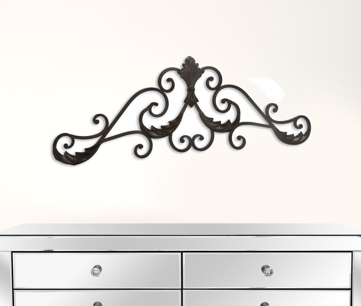 Hivvago Curved Wall Decor Brown 80 cm 2