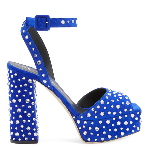 Giuseppe Zanotti Betty Sparkle Pump Blue US 8 2