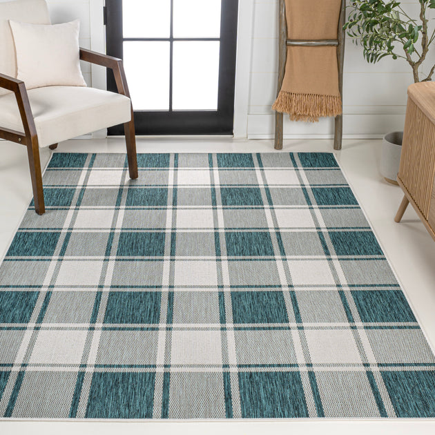 Jonathan Y Sabine Area Rug Turquoise/Cream 3