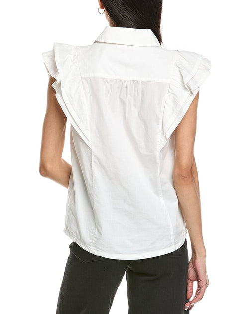 Ramy Brook Marceline Top Weiß XXS 3