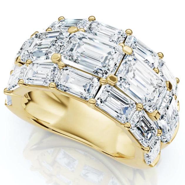 Pompeii3 9.70Ct Diamond Ring Gold US 4.5 4