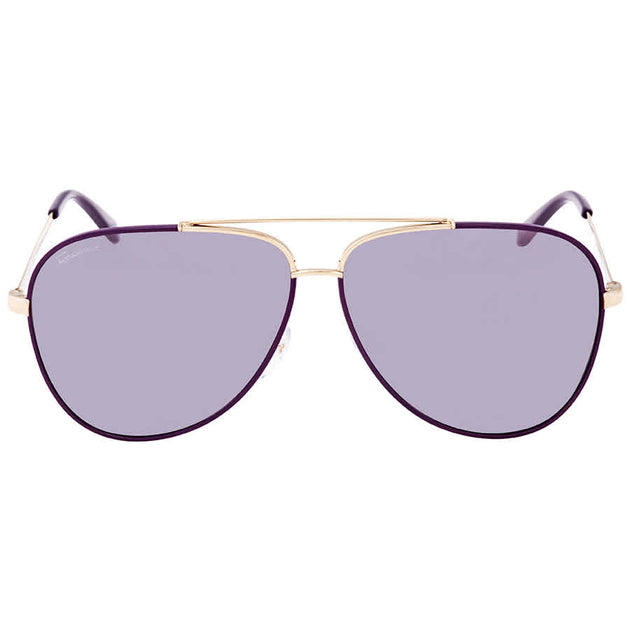 Salvatore Ferragamo Ferragamo Purple Pilot Unisex Sunglasses