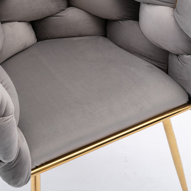 Streamdale Single Sofa Chair Gold 7