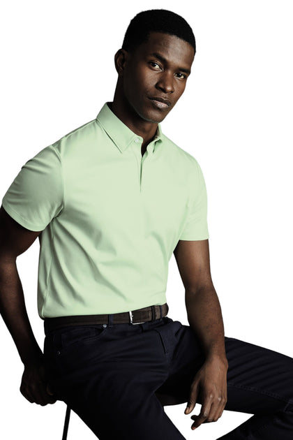 Charles Tyrwhitt Men's Plain Short Sleeve Jersey Polo Multi XXLarge 4