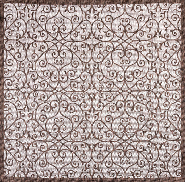 Jonathan Y Madrid Area Rug Taupe/Ivory 4