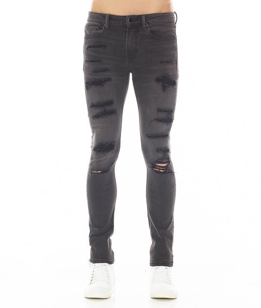 HVMAN Strat Super Skinny Jeans Grey 34 3