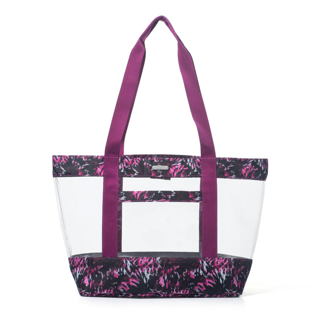 baggallini Carry Away Clear Shoulder Bag Tote Multi One Size 3