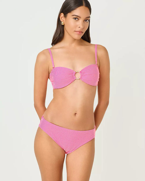 Lilly Pulitzer Katara Bandeau Swim Top Multi US 12 2