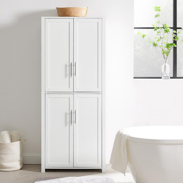 Crosley Furniture Savannah Garde-manger Blanc 4