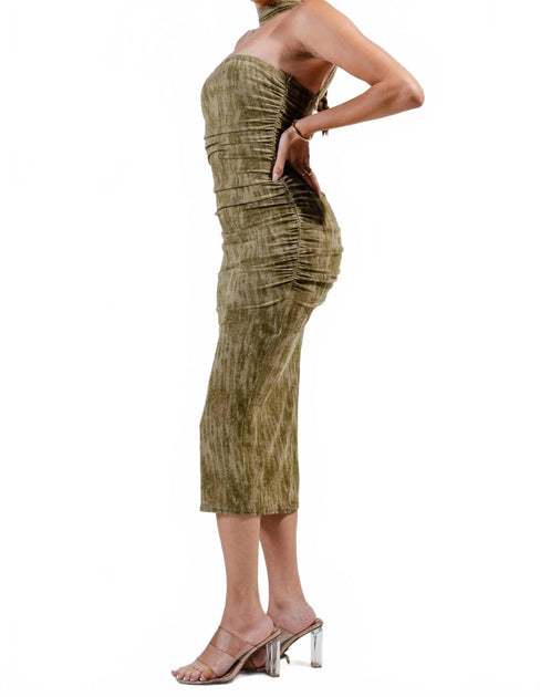 PRIVY Town Square Dress Green Small 4