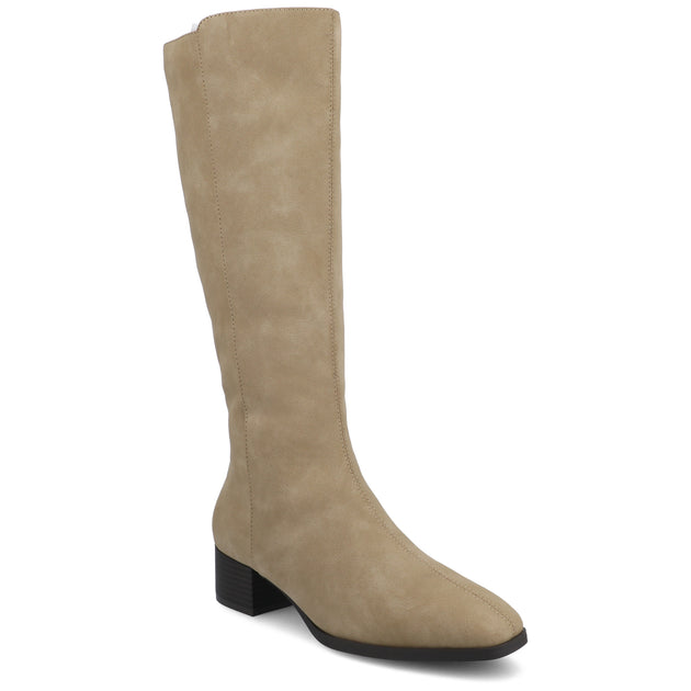 Journee Collection Devri Wide Calf Boots Brown US 6.5 2