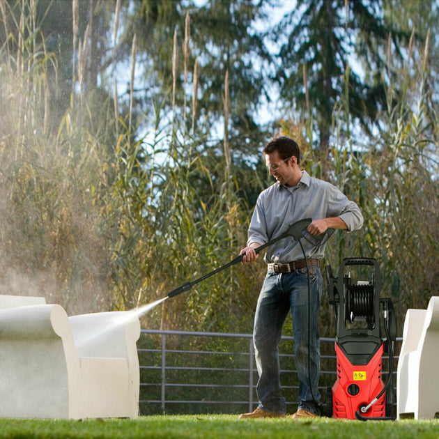 Hivvago Electric Pressure Washer Red 4