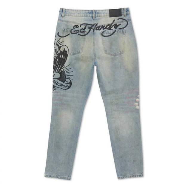 Ed Hardy Eagle Slim Taper Jean Blue US 32 3