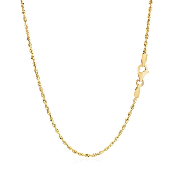 FASHNZFAB Rope Chain Yellow Gold 1.60mm US 24 4