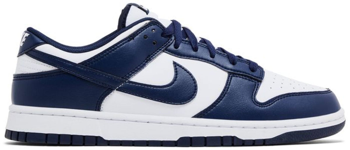 NIKE Dunk Low White Midnight Navy | ShopSimon