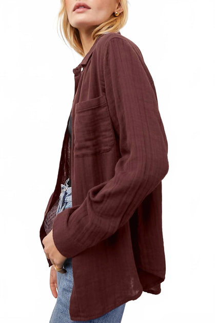 Rails Ellis Shirt Brown XL 4