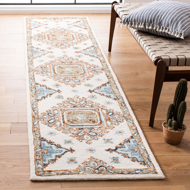 Safavieh Capri CPR209 Area Rug Ivory/Rust 3