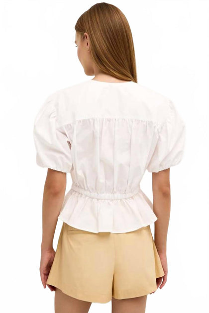 Marie Oliver Wills Top White XS 4