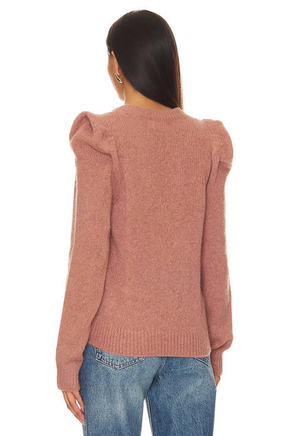 Nation LTD Lara Sweater Pink Large 3