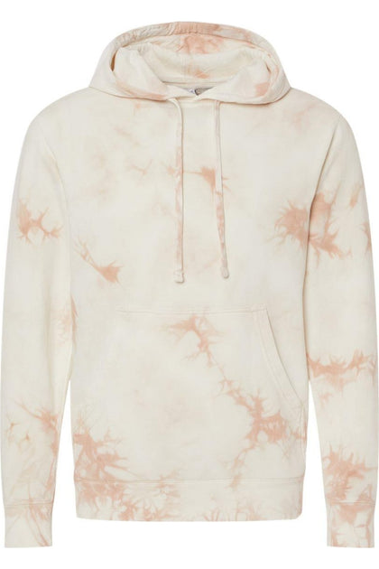 Independent Trading Co. Midweight Tie-Dyed Hooded Sweatshirt Multi XL 2
