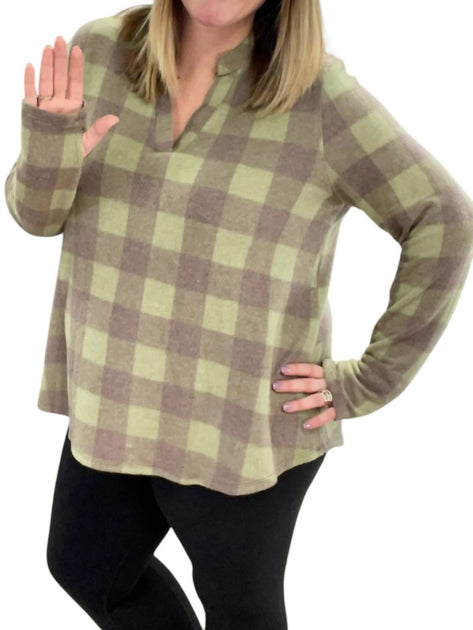 honeyme Gabby Tee Langarm Grau Large 2
