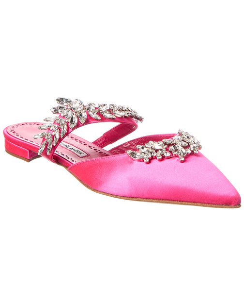 Manolo Blahnik Lurum Mule Pink EU 36.5 2